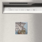 Schiff der Columbus'Time Magnet (In Situ (Geschirrspüler))