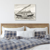 Schiff der Mortlock-Inseln mit Auslöser Leinwanddruck (Insitu (Schlafzimmer))