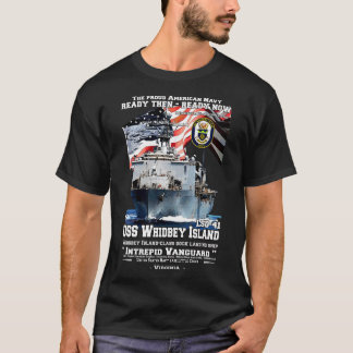 Schiff der USS Whidbey Island LSD41 T-Shirt