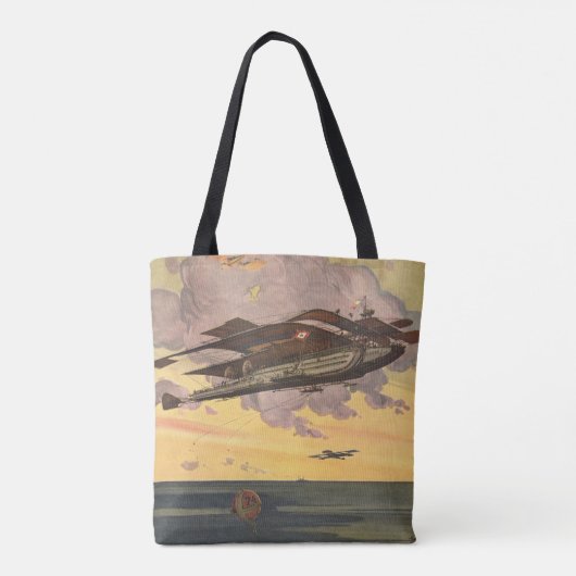 Schiff der Vintagen Science Fiction Tasche (Rückseite)