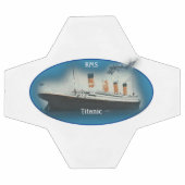 Schiff der White Star Line von Titanic Fußball (Flach)