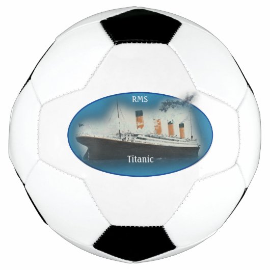 Schiff der White Star Line von Titanic Fußball (Vorderseite)