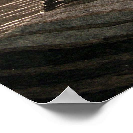 Schiff der Wüste Poster (Ecke)