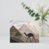 Schiff der Wüste Postkarte (Stehend Vorderseite)