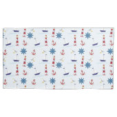 Schiff des Leuchtturms "Nautical Anchor" Kissenbezug (Vorderseite-Links)