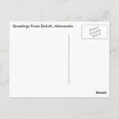 Schiff Duluth, MN Harbour Chart Signal Flags Postkarte (Rückseite)
