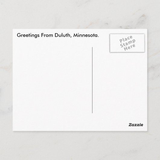 Schiff Duluth, MN Harbour Chart Signal Flags Postkarte (Rückseite)