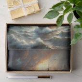 Schiff durch Sturm Decoupage Seidenpapier (Geschenk)