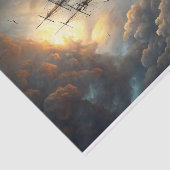 Schiff durch Sturmabsturz Seidenpapier (Ausschnitt)