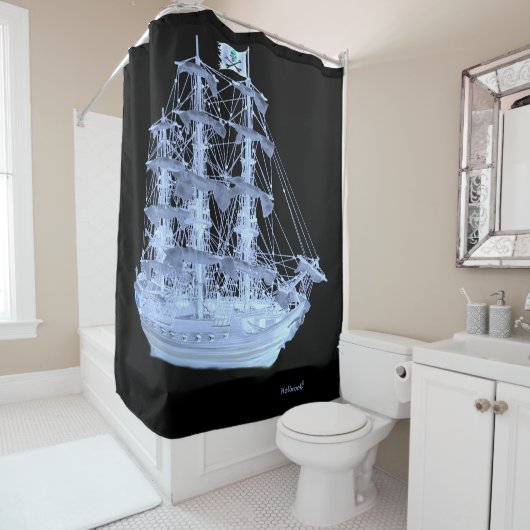 SCHIFF DUSCHVORHANG (Beispiel)