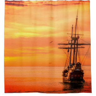 Schiff Duschvorhang
