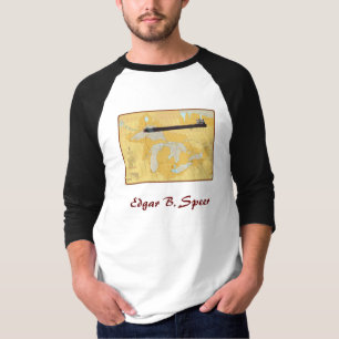 Schiff Edgar B. Speer Great Lakes auf Diagramm T-Shirt