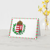 Schiff-Ensign Ungarns, ungarische Flagge Karte (Gelbe Blume)