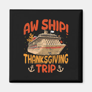 Schiff Erntedankfest Reise Kreuzfahrtschiff Herbst Magnet