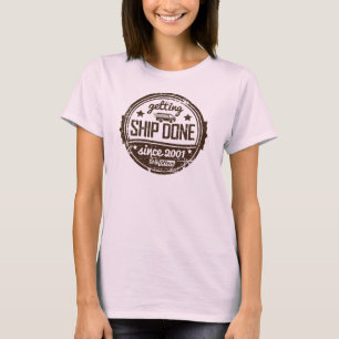 Schiff erreichen getan (beunruhigt) T-Shirt