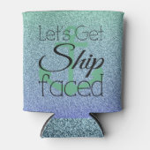 Schiff Faced Can Cooler Glitzer Ombre Dosenkühler (Vorderseite)