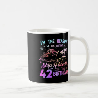 Schiff feierte 42. Geburtstags-Kreuzfahrt 42 Jahre Kaffeetasse