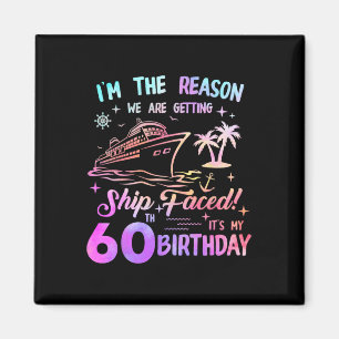 Schiff feierte 60. Geburtstag Kreuzfahrt 60 Jahre  Magnet