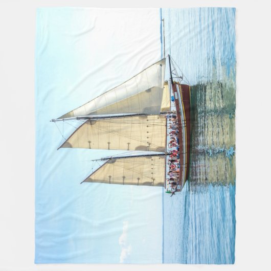 SCHIFF FLEECEDECKE (Vorderseite)