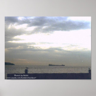 Schiff, Foto von Bobbiwww.zazzle.com/bobbiric... Poster
