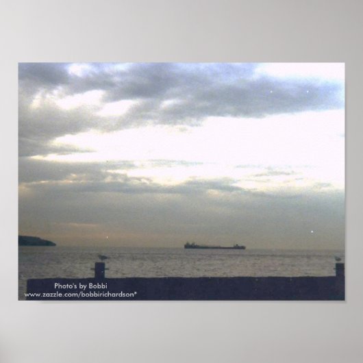 Schiff, Foto von Bobbiwww.zazzle.com/bobbiric... Poster (Vorne)