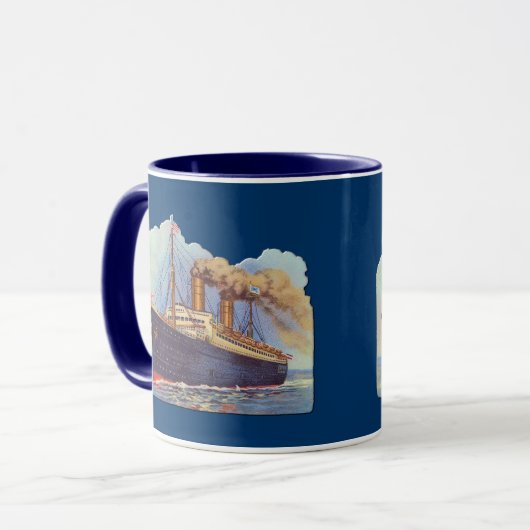 Schiff für Dampfschiff Tasse (Vorderseite Links)