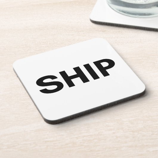 Schiff Getränkeuntersetzer (Linke Seite)