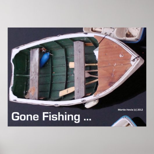 Schiff - Gone Fishing - Poster (Vorne)