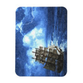 Schiff im Foto-Magnet Storm 3"x4" Magnet (Vertikal)
