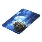 Schiff im Foto-Magnet Storm 3"x4" Magnet (Linke Seite)
