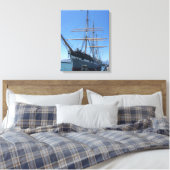 Schiff im Hafen Leinwanddruck (Insitu (Schlafzimmer))