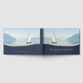 Schiff im Love Memory Gast Book Gästebuch (Voll)