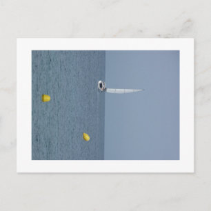 Schiff im Mittelmeer Postkarte