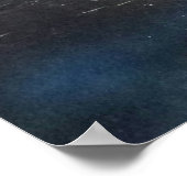 Schiff im Mondlicht Poster (Ecke)