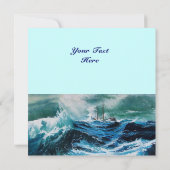 Schiff im Sturm (Rückseite)