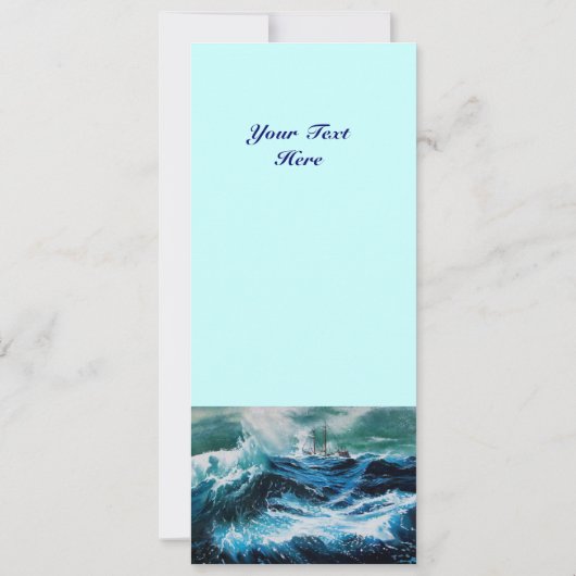 Schiff im Sturm (Rückseite)