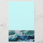 Schiff im Sturm Briefpapier (Vorderseite)