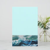 Schiff im Sturm Briefpapier (Stehend Vorderseite)