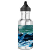 Schiff im Sturm Edelstahlflasche (Rechts)