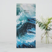 Schiff im Sturm Einladung (Stehend Vorderseite)