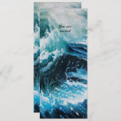 Schiff im Sturm Einladung (Vorne/Hinten)