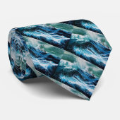 Schiff im Sturm Krawatte (Gerollt)