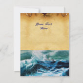 Schiff im Sturm, Pergament (Rückseite)