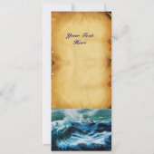 Schiff im Sturm, Pergament (Rückseite)