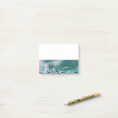 Schiff im Sturm Post-it Klebezettel (Auf Schreibtisch)