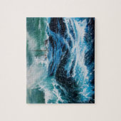 Schiff im Sturm Puzzle (Vertikal)