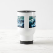 Schiff im Sturm Reisebecher (Mittel)