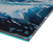 Schiff im Sturm Schneidebrett (Ecke)