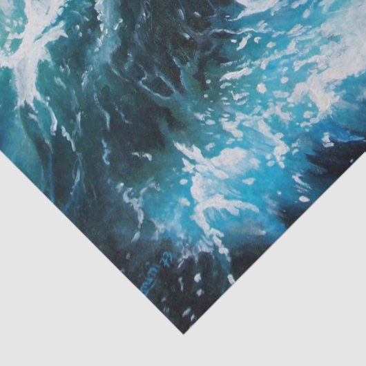 Schiff im Sturm Seidenpapier (Detail)