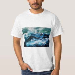 Schiff im Sturm T-Shirt